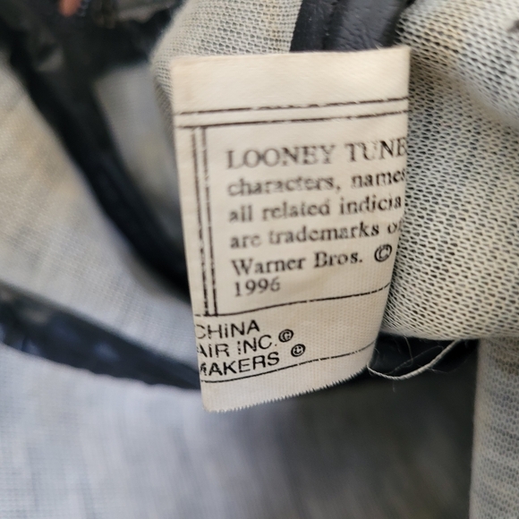 Vintage Bugs Bunny Leather Backpack Black - Picture 8 of 11